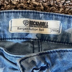 Rock & Roll Cowgirl Blue Denim Flare Jeans